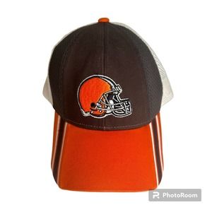 Cleveland Browns Hat Cap Snapback Helmet Logo Embroidered‎ NFL Retro 00088055428